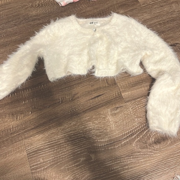 H&M fuzzy cardigan - Picture 1 of 2